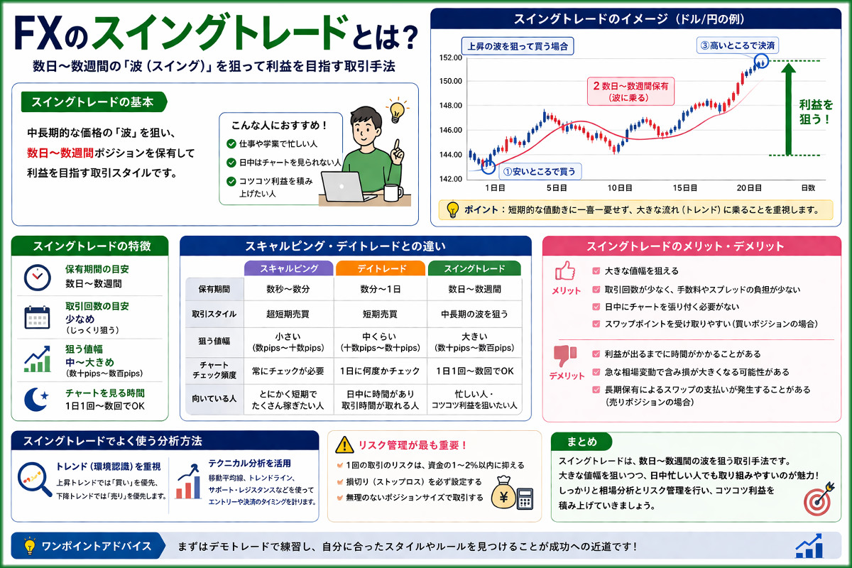FXスイングトレードの基本画像