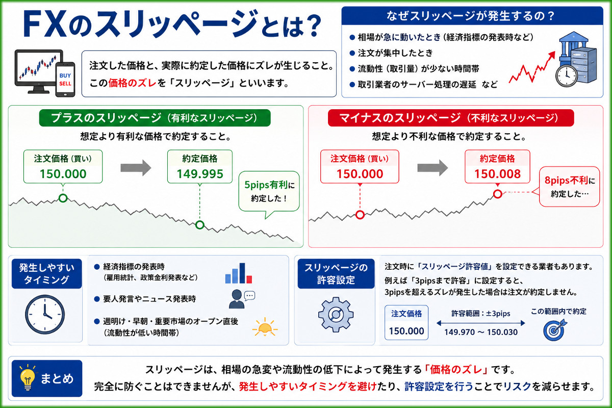 FXのスリッページとは?