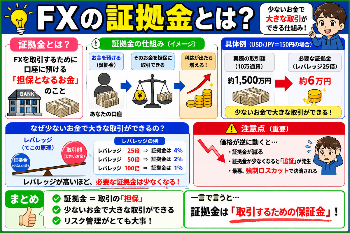 FXの証拠金とは?