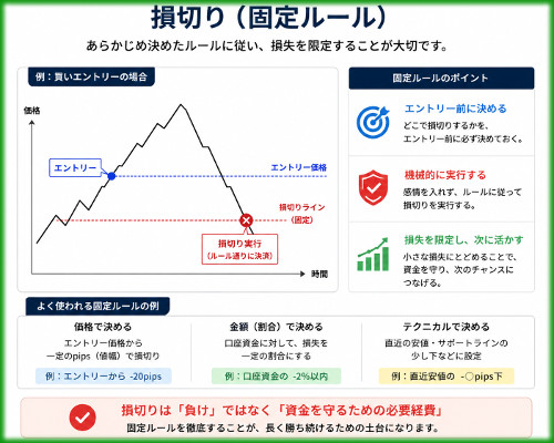 損切り(固定ルール)