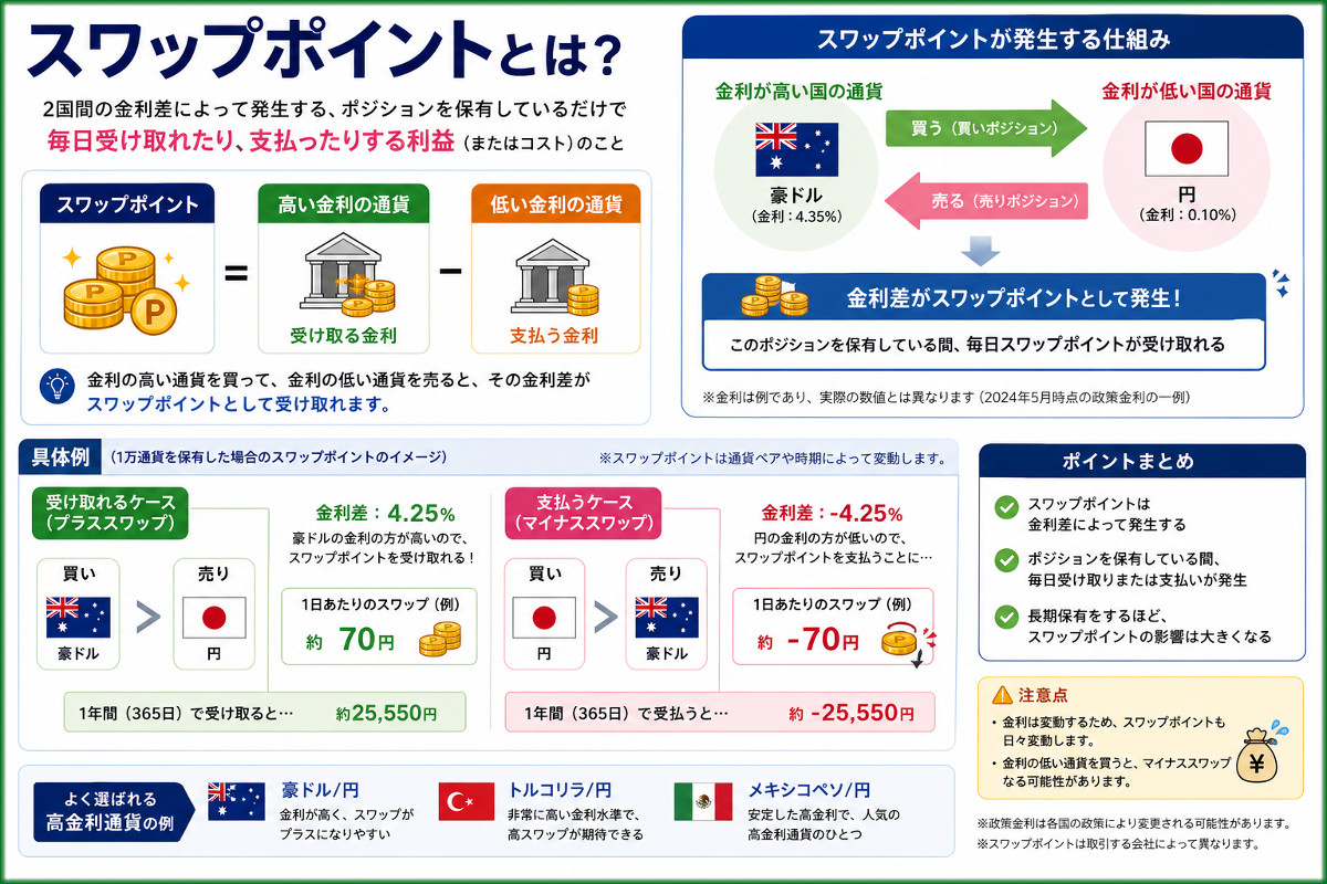 スワップポイントの仕組み解説