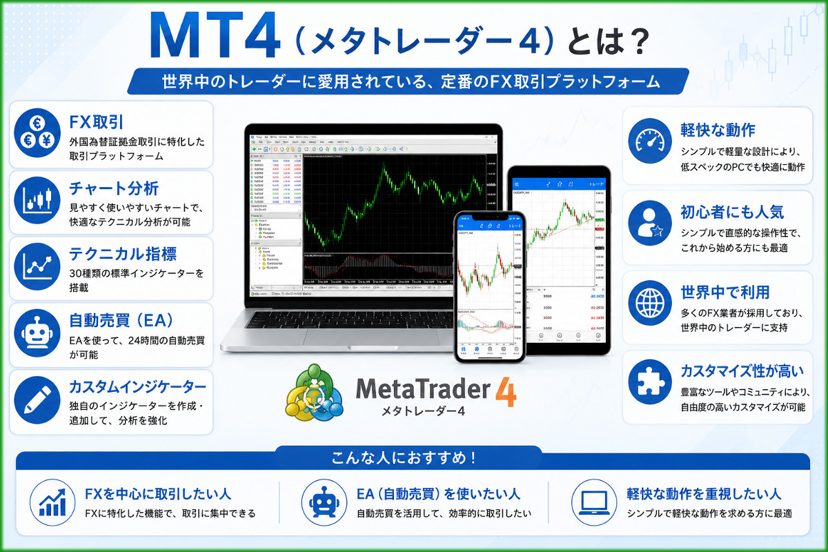 MT4(メタトレーダー4)とは?
